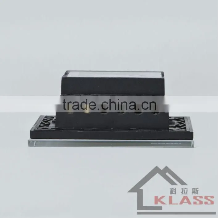 beautiful 1 gang glass screen touch and remote control light switch