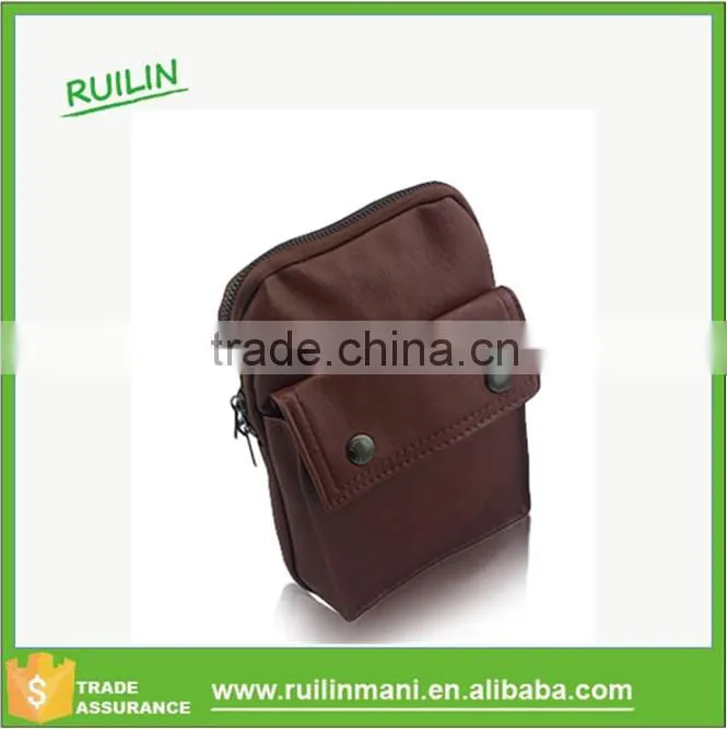 Waist PU one strap backpack