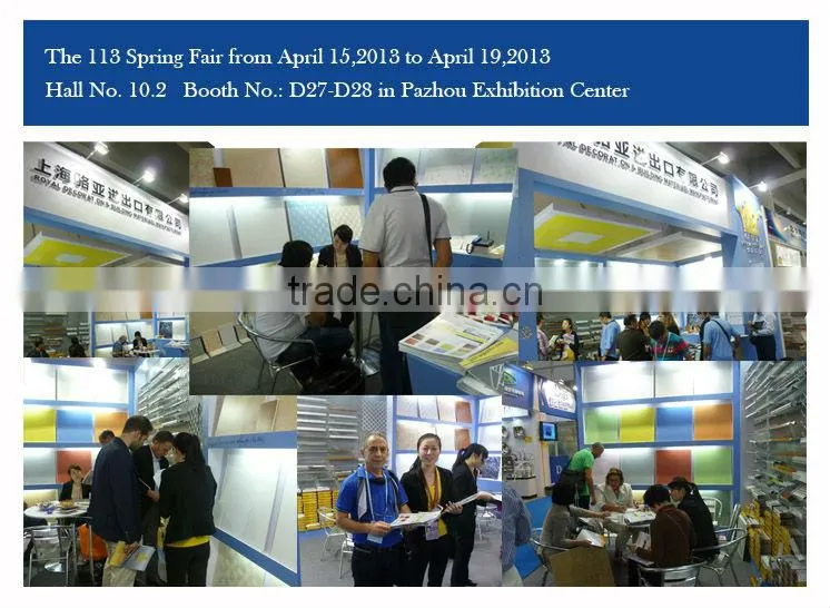 New color pvc gypsum ceiling tiles