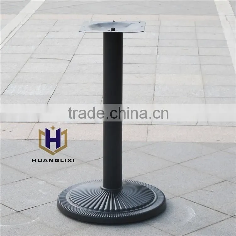 cast iron round metal restaurant table legs for sale