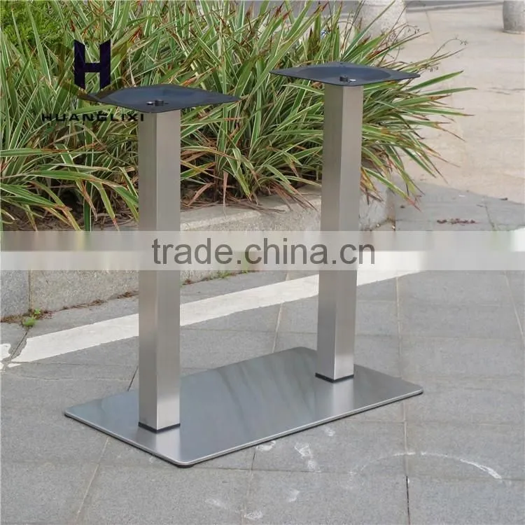 4 people stainless steel table leg stainless steel chassis restaurant table frame Coffee room leisure clubs legs