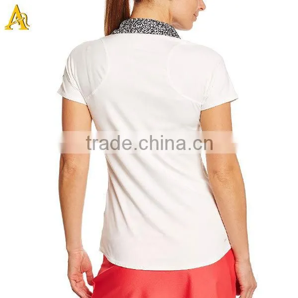 factory cotton custom women polo shirt design