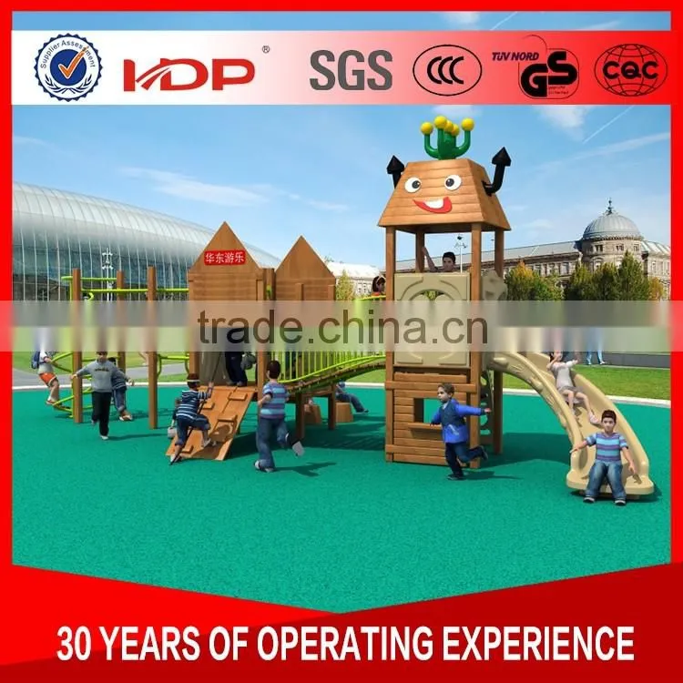 Cheap creative wooden children playground equipment for sale