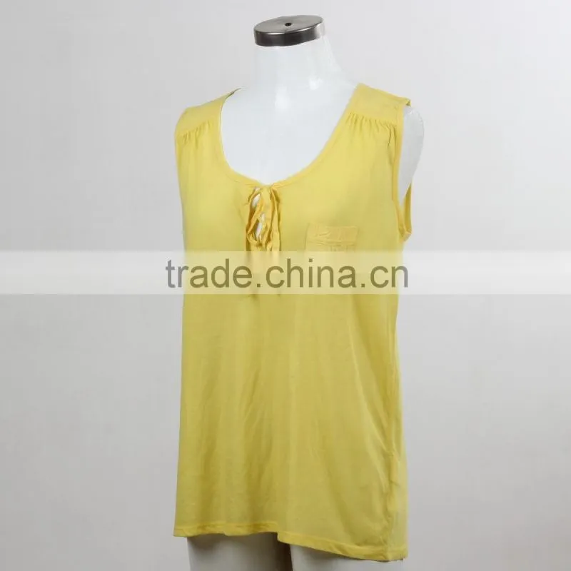 F5S15166 Plain Tank Top for Women