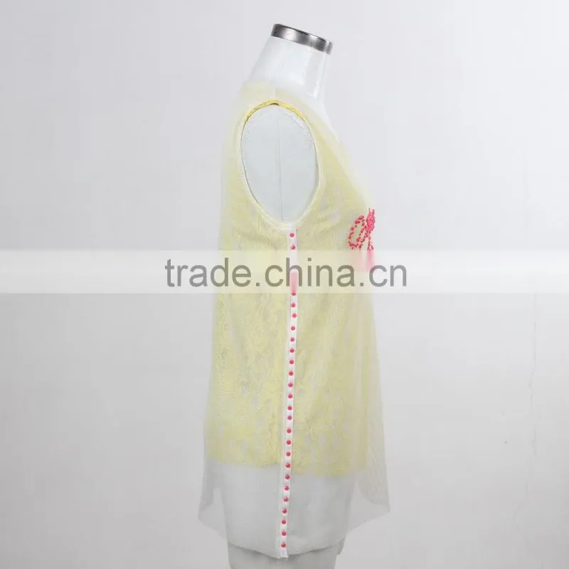 F5S15205 Sexy Lace Tank Top for Women