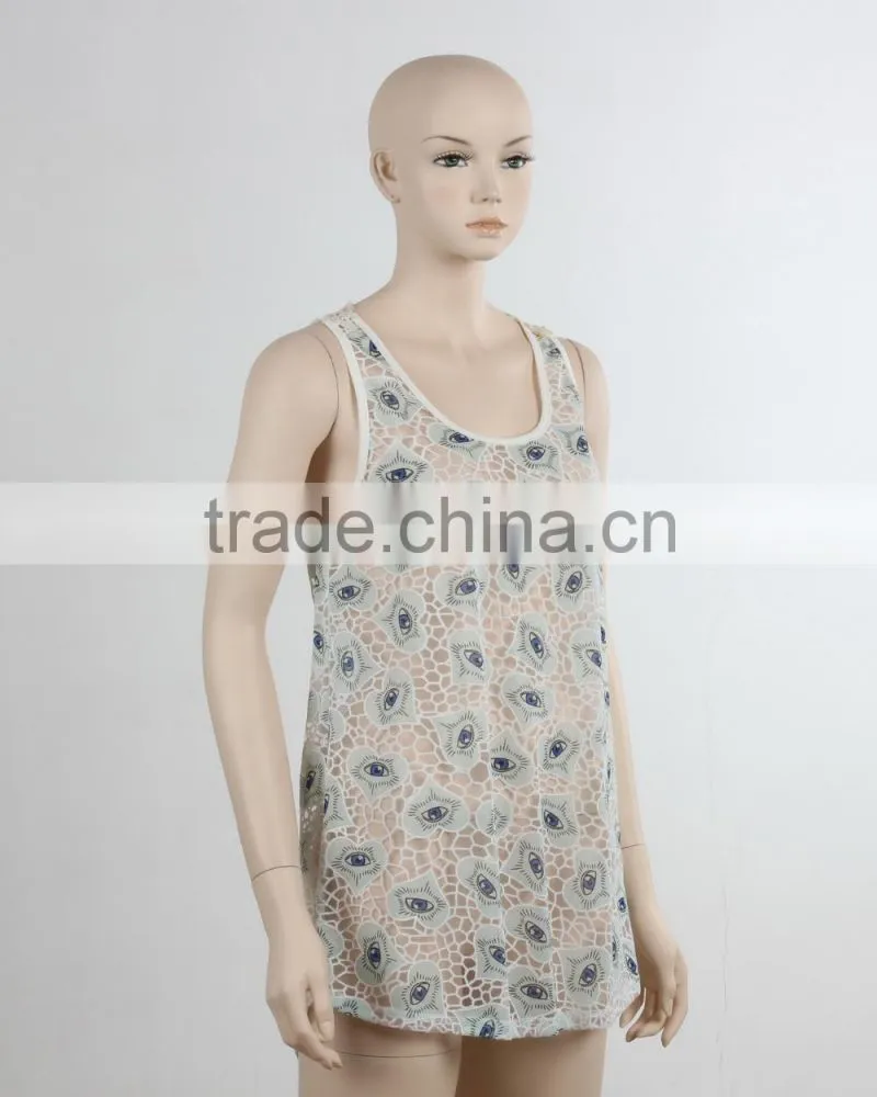 F5S15369 Sexy Women Long Tank Top