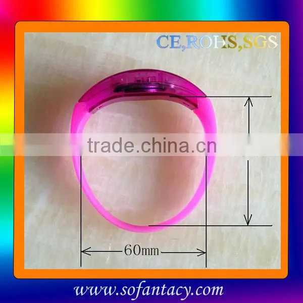 factory supply directly music sound actived light up bracelet,voice actived led bracelet