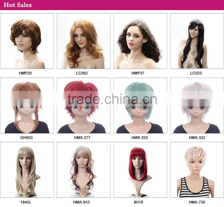 2014 Hot selling japanese children synthetic wigs