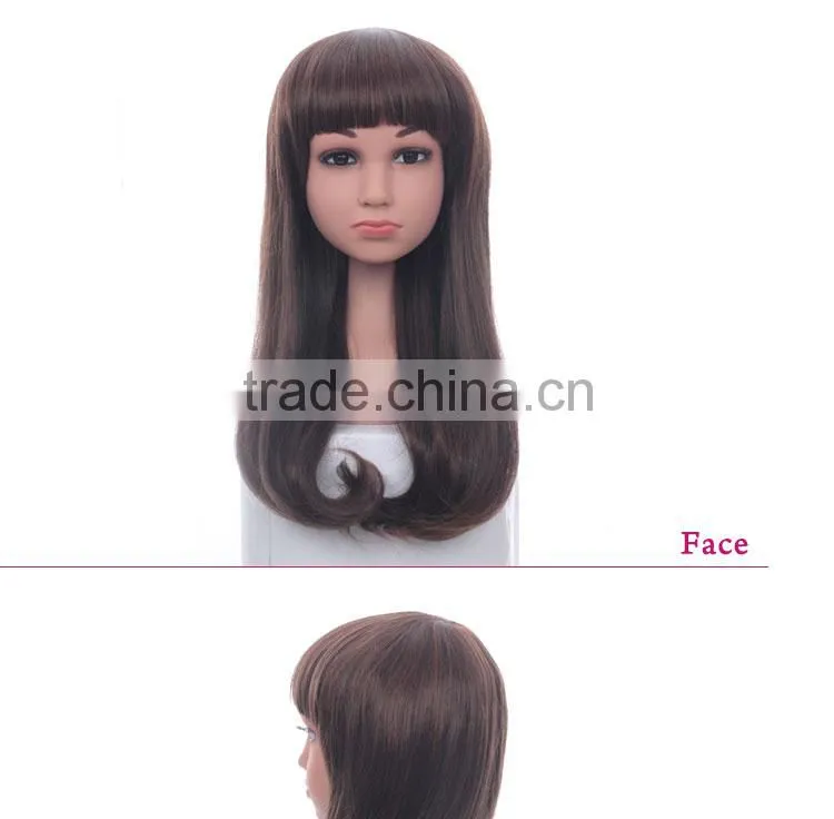 2014 New fashion style synthetic children small head wig
