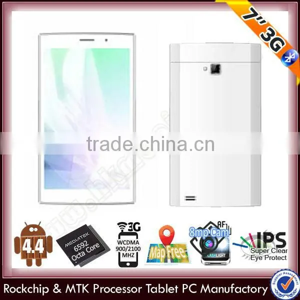 mtk6592 a7 octa core cpu 7 inch tablet with high resolution tablet pc
