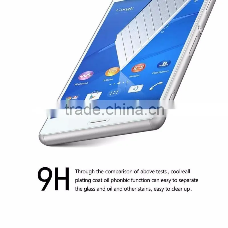 OEM Service waterproof anti-spy privacy custom tempered glass screen protector for sony xperia z2