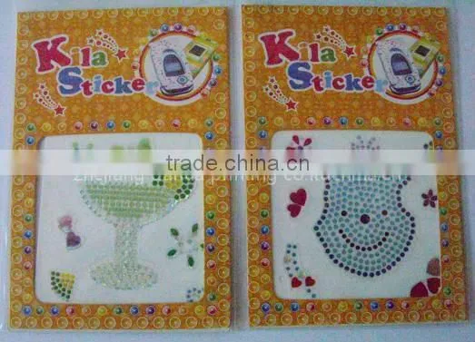 Crystal mobile sticker