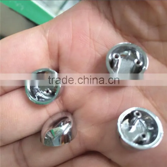 die casting Massage equipment metal accessories in white chrome palting