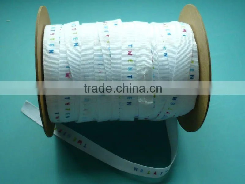 2012 vintage cloth printed ribbont for garments