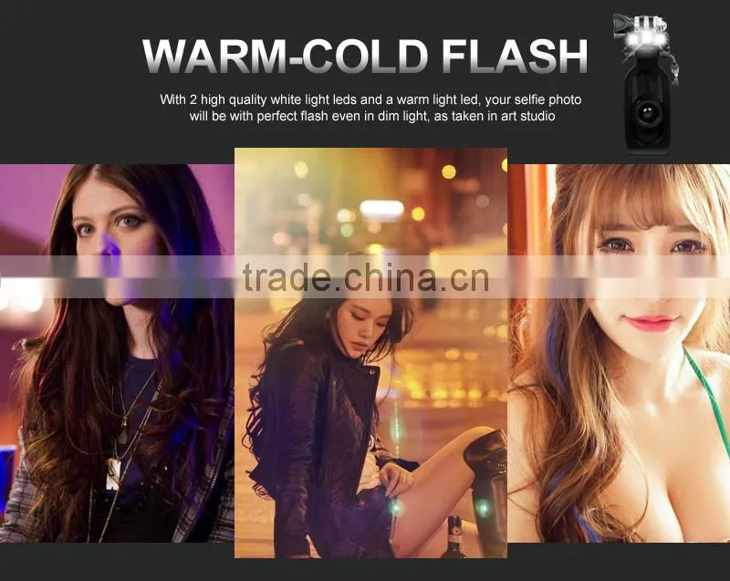2015 Hot New Products Super Mini Selfie Stick With LED Flash Light, China Manufacturer