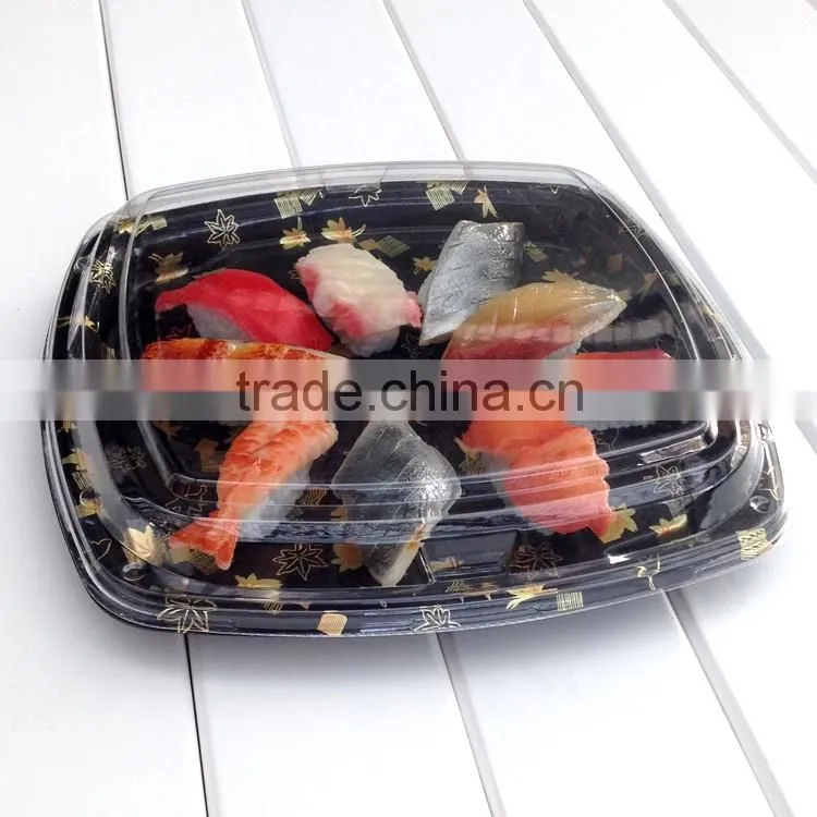 SM1-3123A Clear Plastic Party Tray With Lid