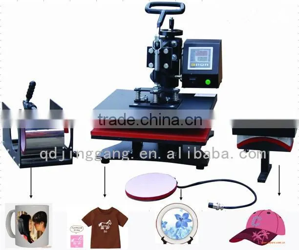 8 IN 1 T-shirt/Mug/Cap/Plate Combo heat press machine,Sublimation machine,Press machine,Heat transfer machine