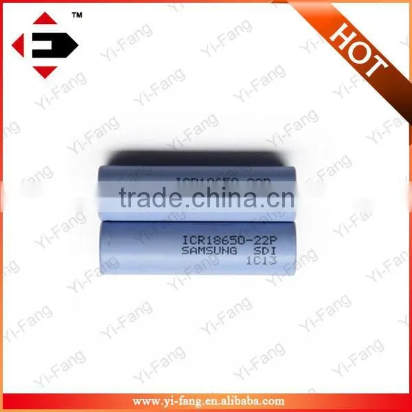 18650 3.7V 2250mah 10A battery with flat top