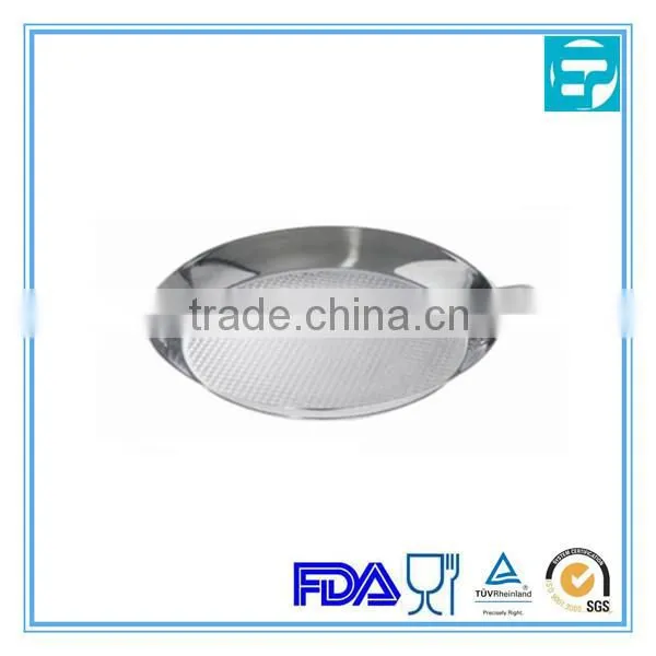 High quality metal steel seafood paella pan