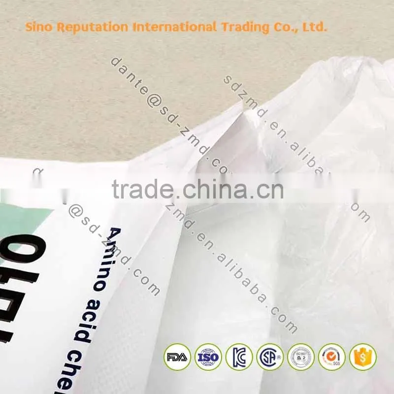 Hight quality pp woven fertilizer bag with inner bag wholesale