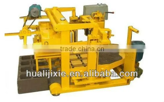 QT40-3A mobile block making machine in Uganda
