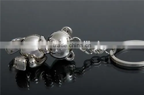 Fashion design custom 3d animal keychain