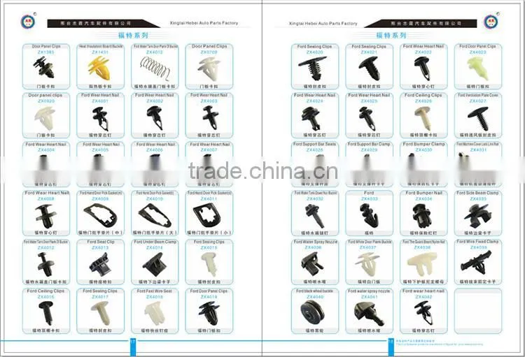 Low MOQ 8mm Hole Plastic Auto Rivet Fastener Plastic Push Rivets Auto Clips