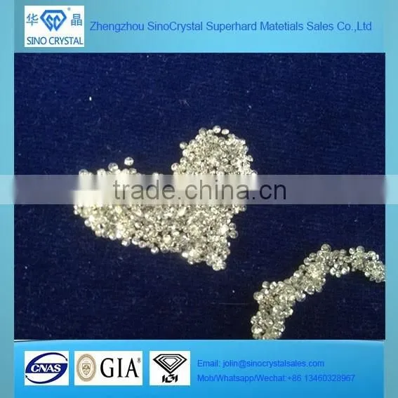 Stock all sizes rough CVD HPHT raw uncut diamond