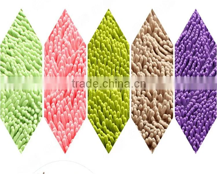 custom polyester microfiber shaggy bathroom rug