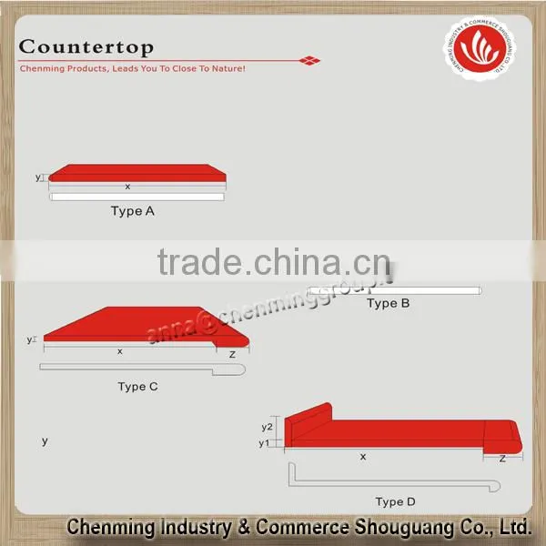 18mm HPL laminate countertop for kitchen
