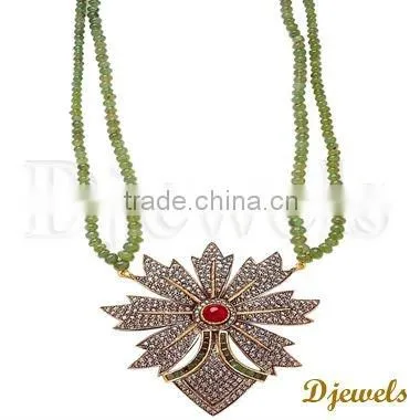 22K Gold Kundan Necklaces, Indian Kundan Necklaces, Kundan Jewelry