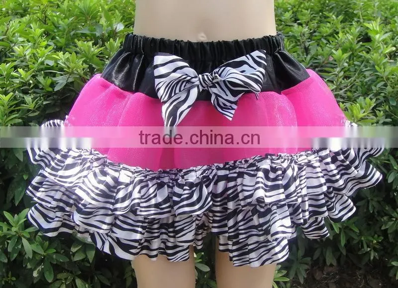 Hot sale cute children wear minu tutu skirt, boutique design baby girl summer wear tutu mini pettiskirt for sale
