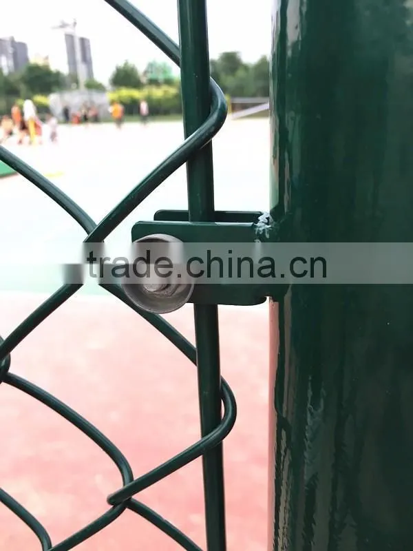 Diamond 65x65mm Hot dip galvanized wire woven Diamond Mesh Chainlink Fence