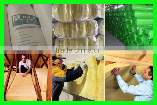 High Quality Heat Contracted Glass Wool Felt Roll