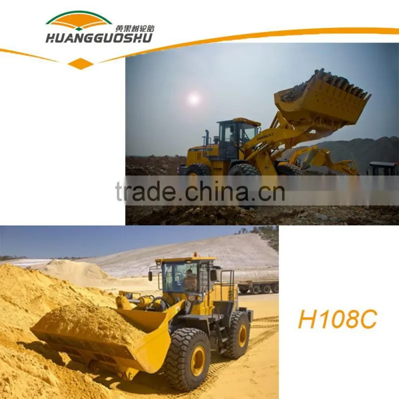 china HUANGGUOSHU brand truck used otr tires 23.5-25
