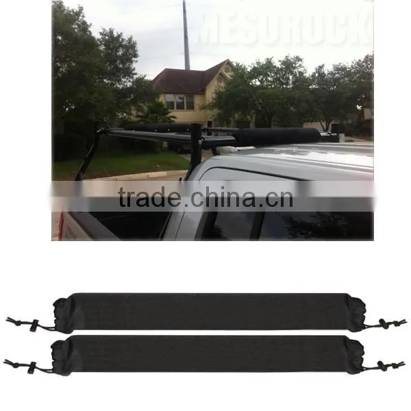 Black Roof Rack Pad Surfboard Rack Soft Rack Pad Soft Roof Rack
