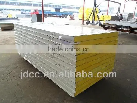Heat insulation and fireproof rock wool sandwich panel