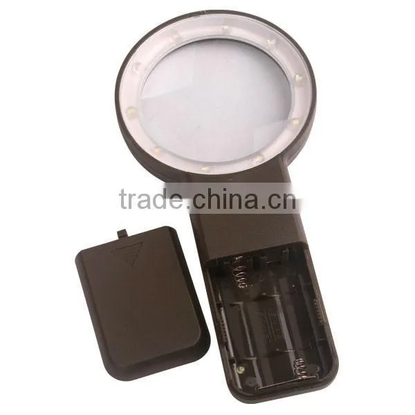 2014 New 5X Magnifier 88MM 10 LED Reading Magnifying
