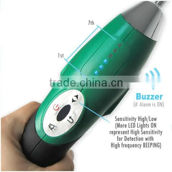 Handheld Semi-Conductor Sensor Refrigerant Leak Detector 2g/yr Sensitivity