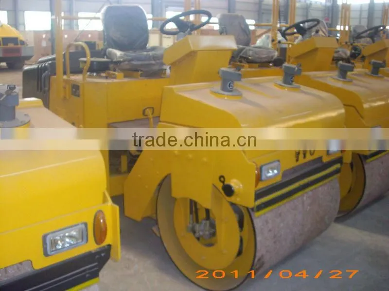 Mini vibrarory road roller, 3 ton double drum road roller (QLNC3B)