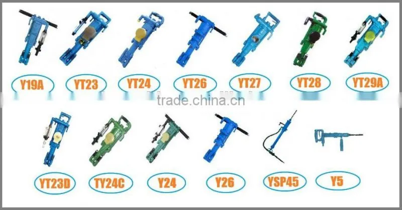 YT27 Rock Drill /// Factory OUTLET /// Mining Rock Drilling Rig - Hand Hammer Hydraulic Rock Drill - Pneumatic Rock Drill