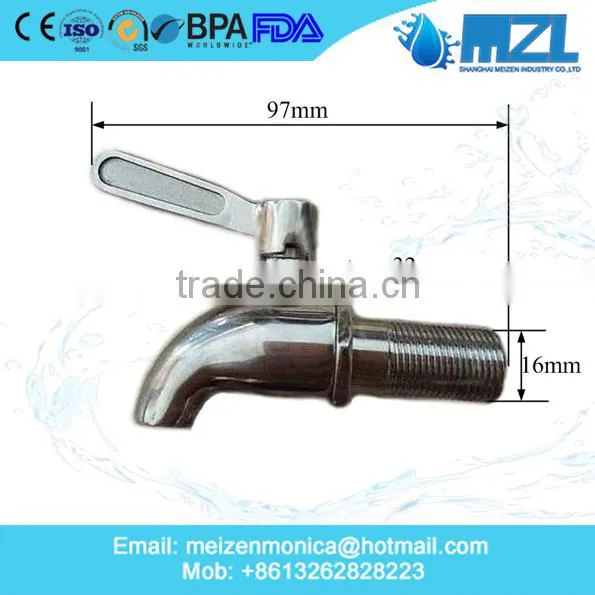 British style food grade stainless steel beverage tap