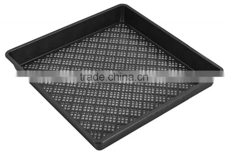 Greenhouse Flat Tray,black plastic tray