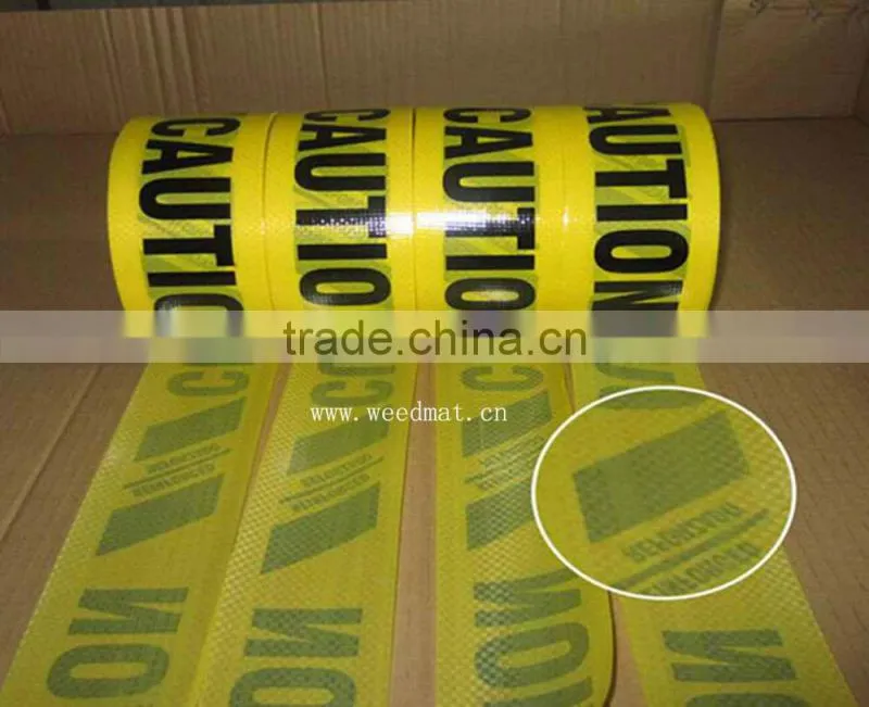 yellow printable warning tape