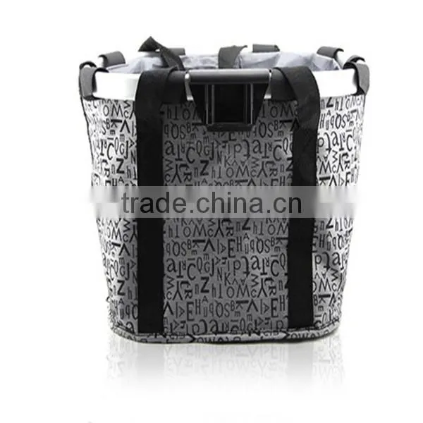 2014 new style Foldable oxford cloth bicycle front basket