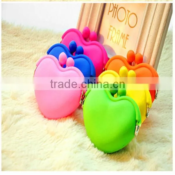 HOT Promotional gift Usage fashion silicone purse silicone coin bag