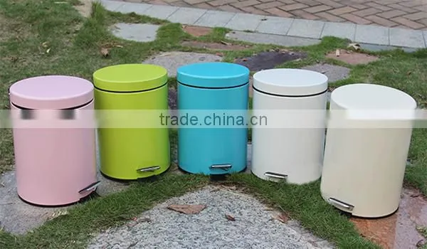stainless steel pedal bin for 3L