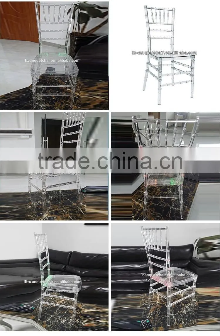 resin plastic wedding chairs