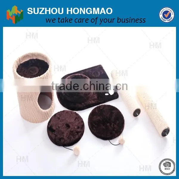 China Factory Supply Pet Cat Wooden Scratching Post Toy