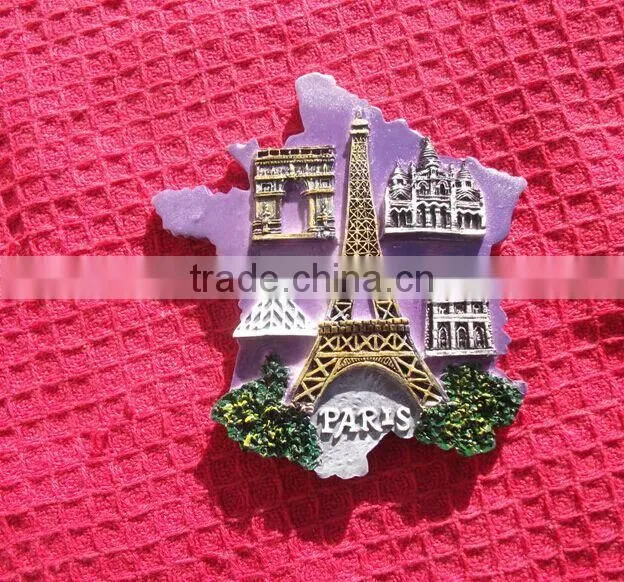 French paris resin 3d eiffel tower souvenir